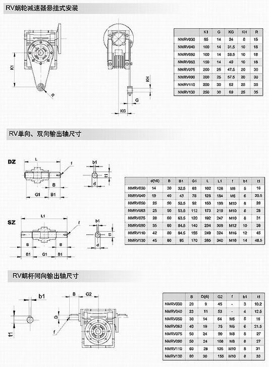 RV系列蜗轮蜗杆减速机7