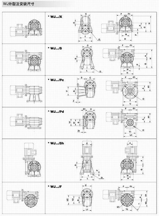 WJ系列蜗轮减速机4
