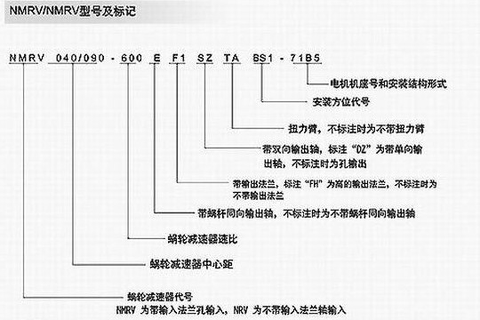 双级RV系列蜗轮蜗杆减速机1